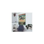 Poster vintage rencontre a�ronautique