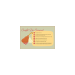 Set de table rectangle confit de canard