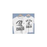 T - shirts assortis pre et enfant snowboard et ski