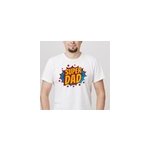 T shirt fete des peres bulle de bande dessinée super papa T shirt fete des peres bulle de bande dessinée super papa