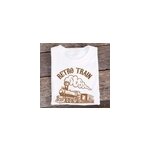 T - shirt � imprim� vintage train voyages