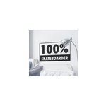 Sticker 100% skateboarder
