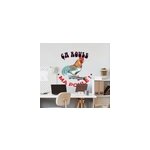 Sticker animal citation franaise a roule ma poule