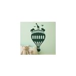 Sticker animaux de la jungle sur montgolfi�re