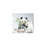 Sticker animaux sauvages pandas et bambous Sticker animaux sauvages pandas et bambous