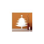 Sticker arbre de no�l blanc