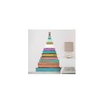 Sticker arbre de nol en bois