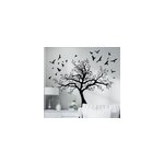 Sticker arbre avec oiseaux
