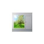 Sticker arbre vert pommiers