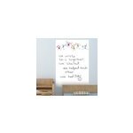 Sticker ardoise blanche alphabet Sticker ardoise blanche alphabet