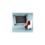 Sticker ardoise cadre bois craie