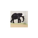 Sticker ardoise elephant craie
