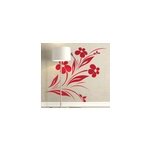 Sticker autocollant pousses florales