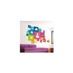 Sticker bureau multimdia couleur