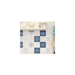 Sticker carrelage fleurs ornementales Sticker carrelage fleurs ornementales