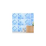 Sticker carrelage mosaque bleue dgrad