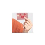 Sticker carte bancaire cochon mignon