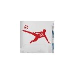 Sticker chambre ado joueur de foot personnalis�