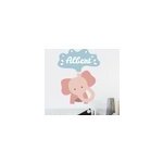 Sticker chambre b�b� petit �l�phant personnalisable