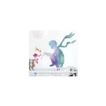 Sticker chambre enfant bb petit prince et rose aquarelle