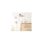Sticker chambre enfant animaux marins boh�mes