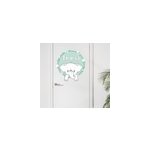 Sticker chambre enfant bébé éléphant avec prénom Sticker chambre enfant bébé éléphant avec prénom