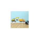 Sticker chambre enfant camion et pelleteuse Sticker chambre enfant camion et pelleteuse