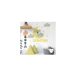 Sticker chambre enfant koala roi endormi