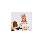 Sticker chambre enfant ours en peluche avec coeur