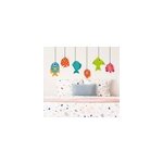 Sticker chambre enfant petits poissons colors