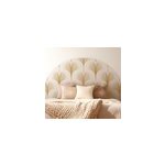 Sticker chambre palmiers ventails dors