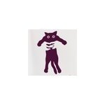 Sticker chat port� violet
