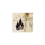 Sticker ch�teau halloween