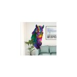 Stickers cheval animal multicolore