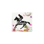 Stickers cheval jockey personnalis�