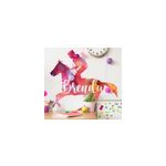 Stickers cheval personnalis� cavalier avec nom