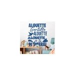 Sticker comptine pour enfant chanson alouette