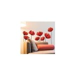 Sticker coquelicot aquarelle