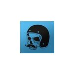 Sticker crne casque skate