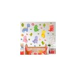 Stickers pour cr�che pack de dessins dinosaures style nordique