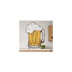 Sticker cuisine boisson verre � bulles de bi�re