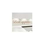 Sticker cuisine bon apptit avec toque