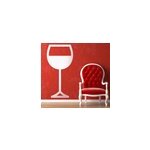 Sticker cuisine pictogramme verre de vin