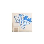 Sticker d�coratif grafitti hip hop