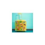 Stickers dessin drapeaux valise