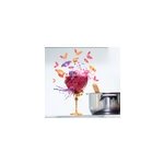Sticker cuisine éclaboussure coupe de vin Sticker cuisine éclaboussure coupe de vin