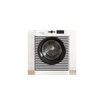 Sticker �lectrom�nager machine � laver rayures noires et blanches