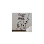 Sticker �l�phant wild and free