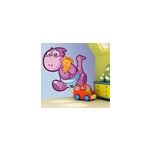 Sticker enfant b�b� dinosaure mauve