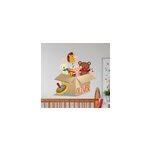 Sticker enfant boite � jouets personnalisable
